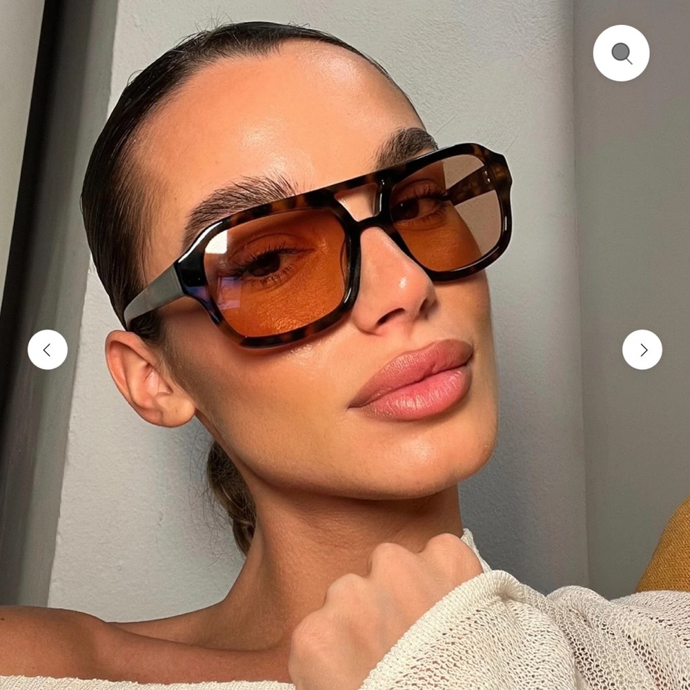 VEHLA Dixie Sunglasses in CHOC TORT/CINNAMON